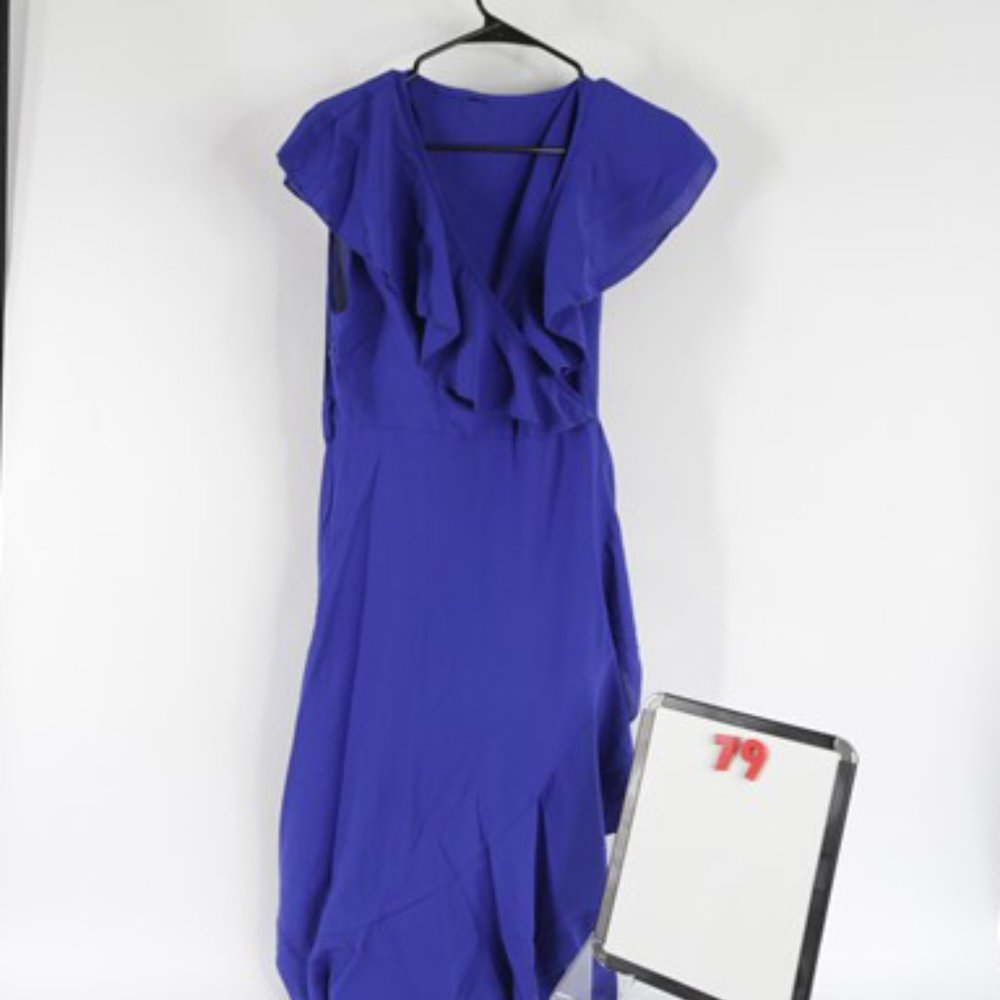Blue Chiffon Dress
